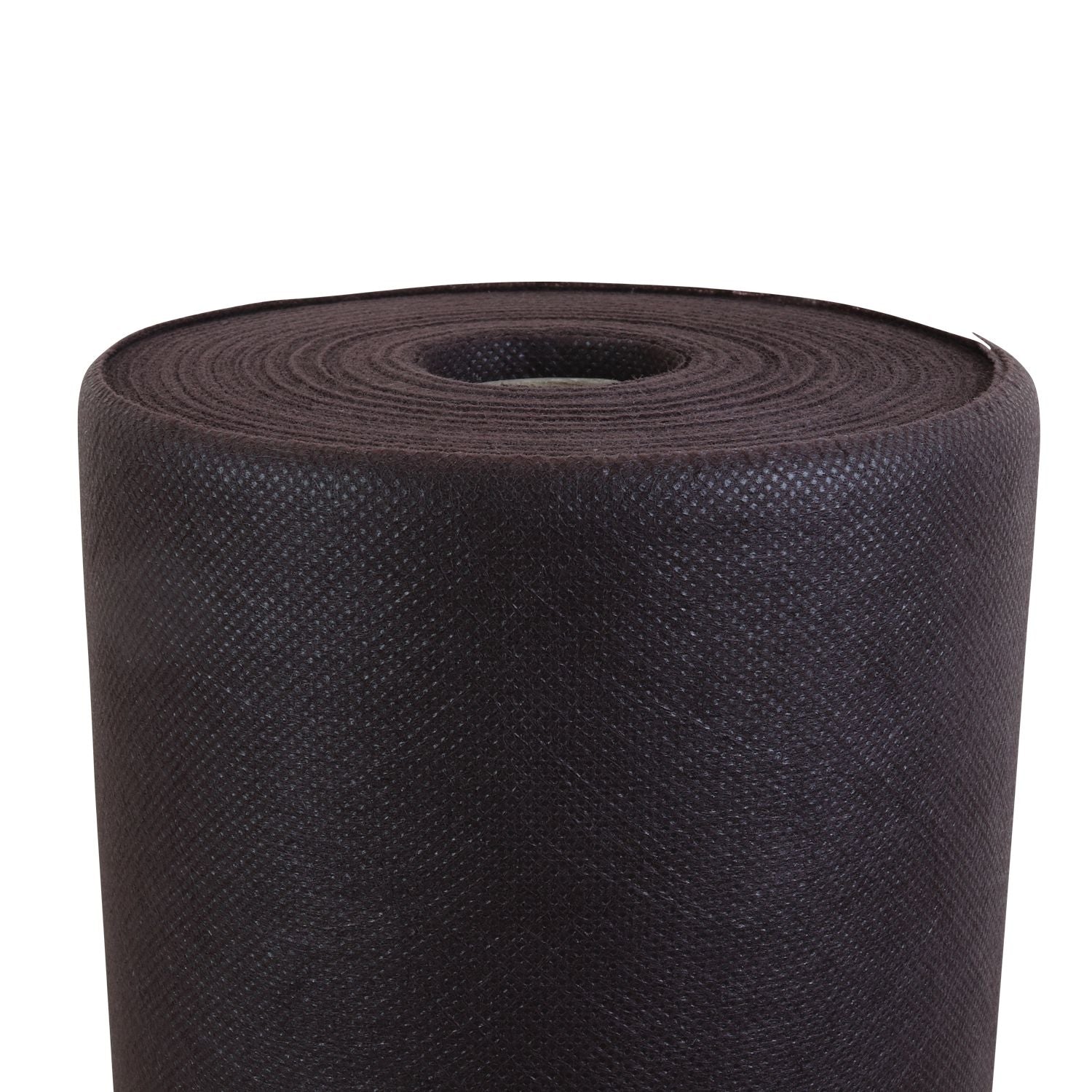 Rolle mit Einweg Tischdecken vorgeschnitten quadratisch (120 x 120cm) Non Woven Spinnvlies - 40 Tischdecken  Braun