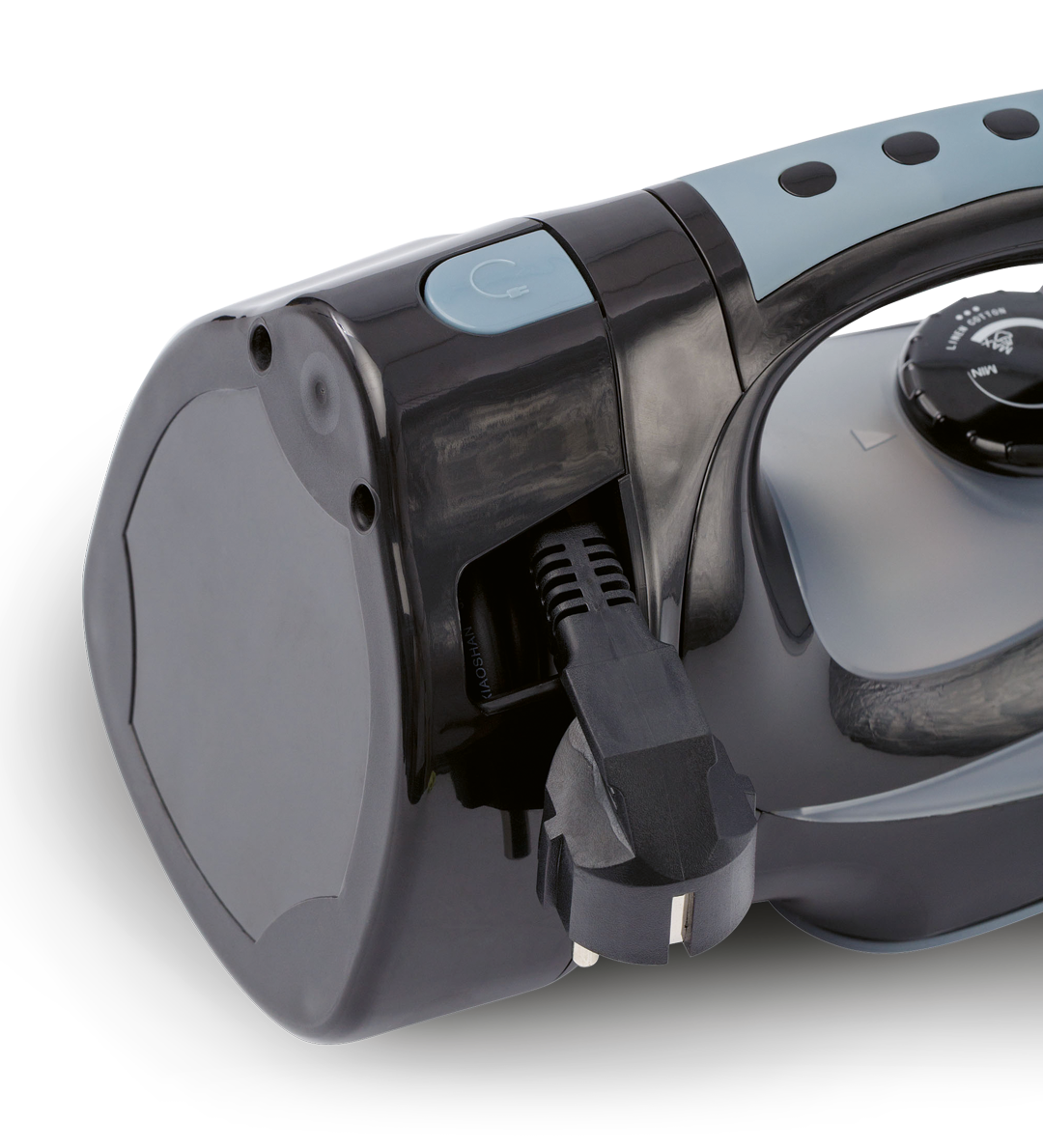 Dampfbügeleisen mit einziehbarem Kabel | Schwarz