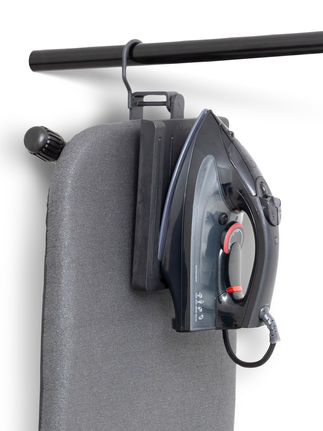 Hotel Bügelbrett Swirl | Schwarz