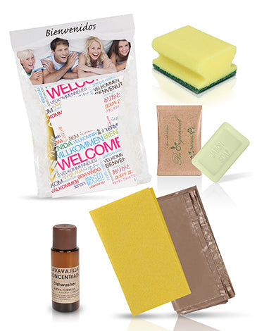 Reinigungssets für Touristenunterkünfte Deluxe | 50 Stück