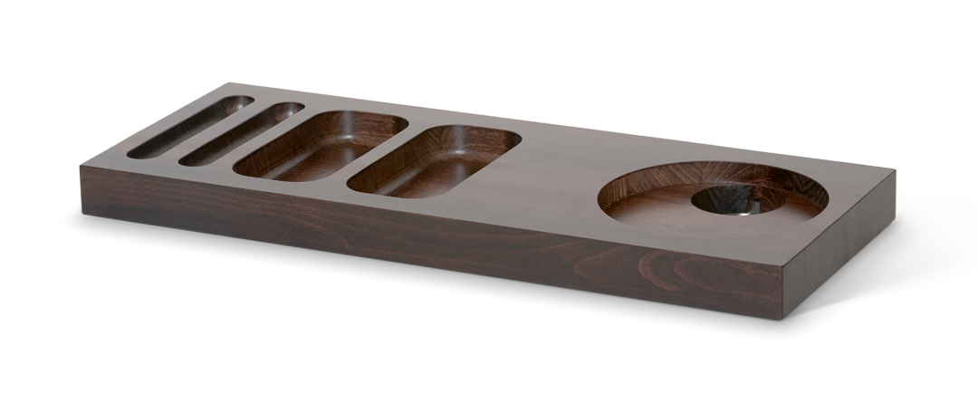 Xanthic Willkommenstablett mittel 50x20cm | Mahagoni