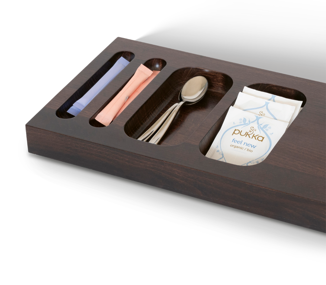 Xanthic Willkommenstablett mittel 50x20cm | Mahagoni