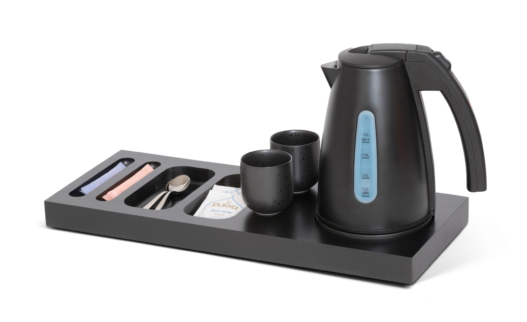 Xanthic Willkommenstablett mittel 50x20cm | Schwarz