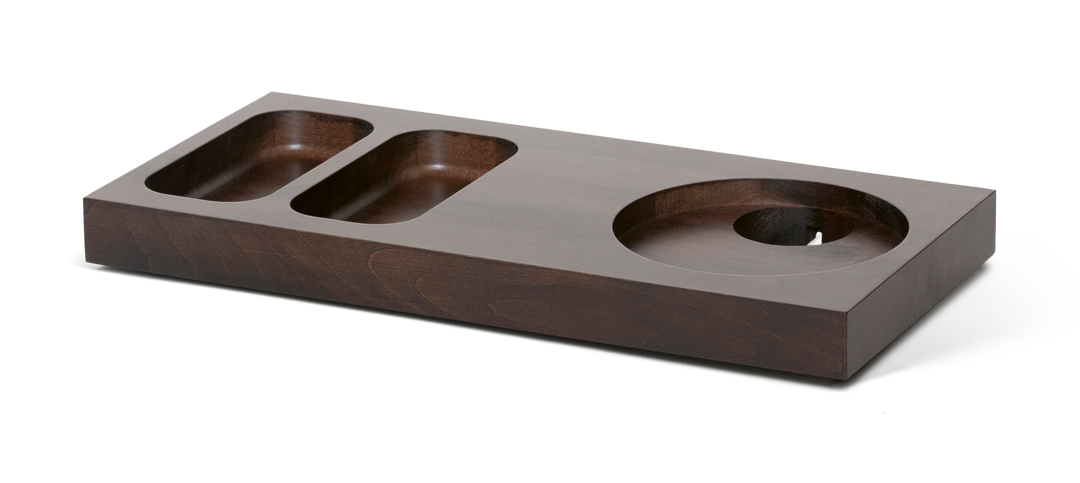 Xanthic Willkommenstablett klein 42x20cm | Mahagoni