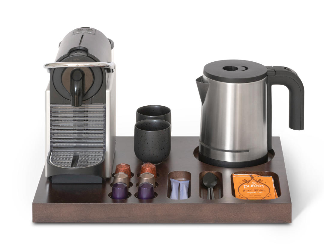 Xanthic Willkommenstablett Kaffee & Tee | Mahogani