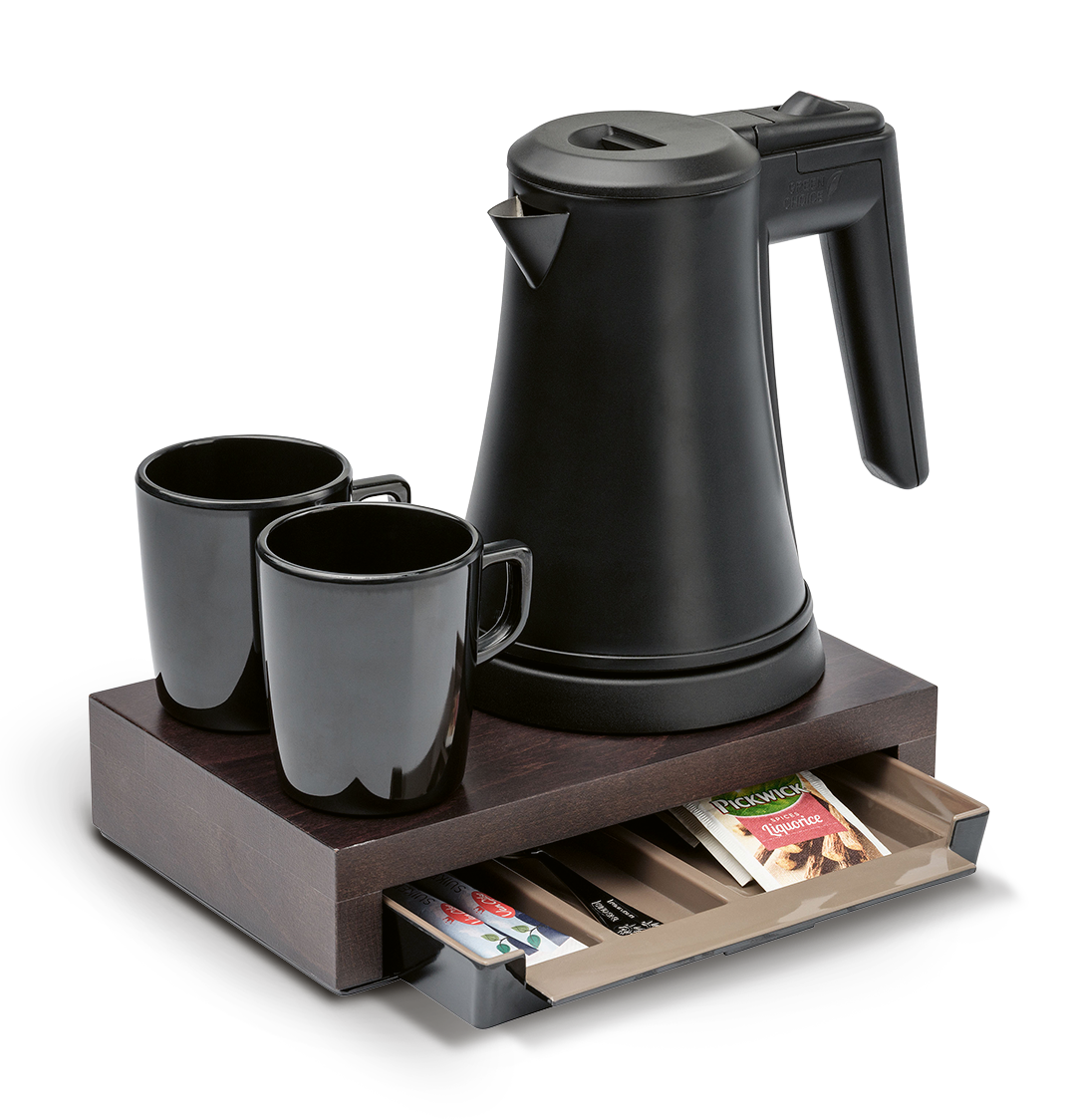 Wasserkocher 0,5L Kessel | Matt-schwarz 800W