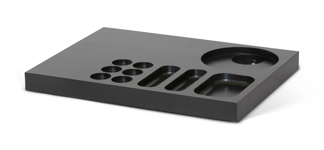 Xanthic Willkommenstablett Kaffee & Tee | Schwarz