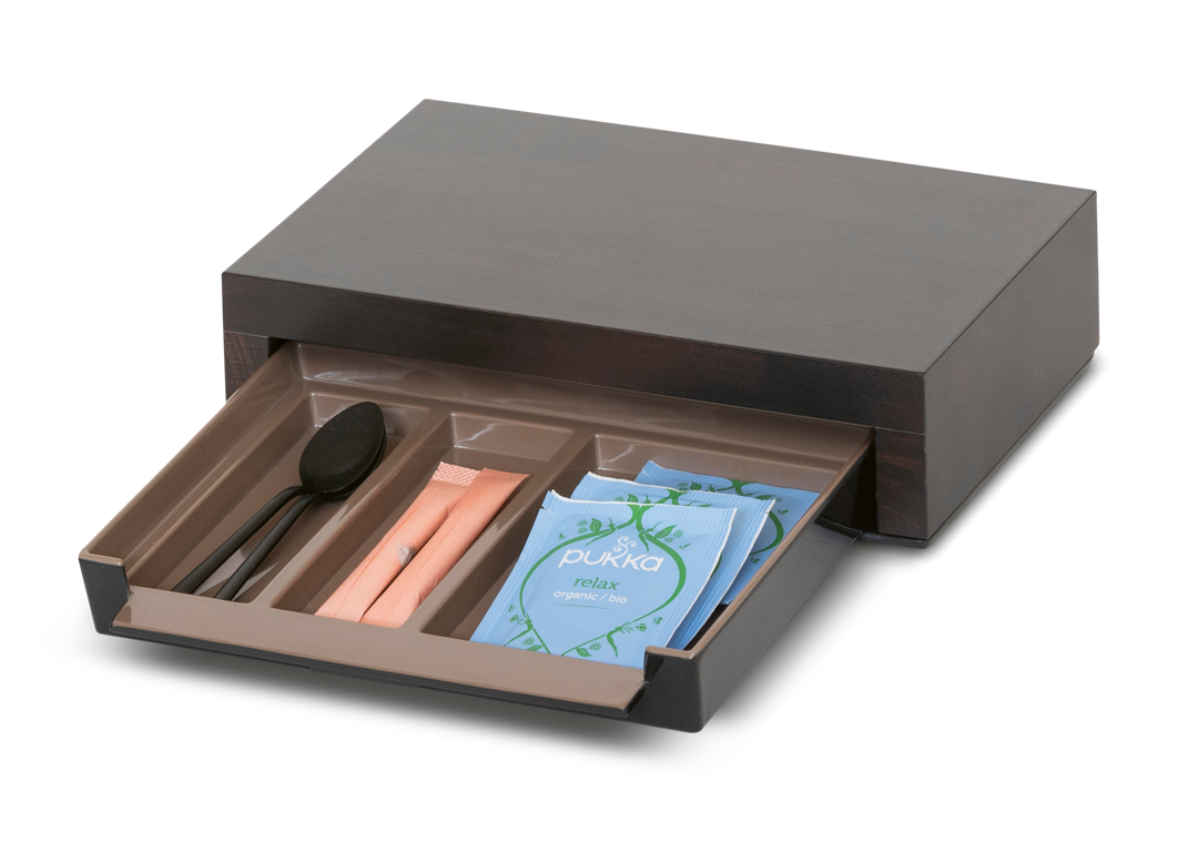 Willkommenstablett Canella 25x17cm | Mahagoni