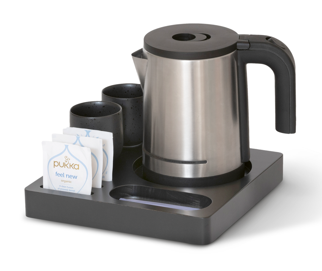 Wasserkocher 0,8L Edelstahl 1200W