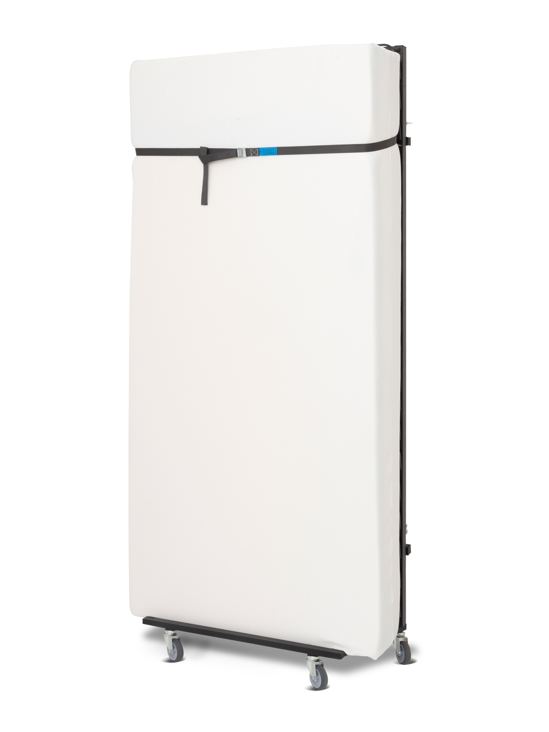 Jade-Klappbett aufrecht verstaubar mit Matratze | Schwarz