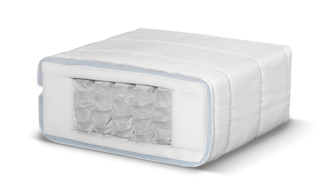 Jade-Klappbett aufrecht verstaubar mit Matratze | Schwarz