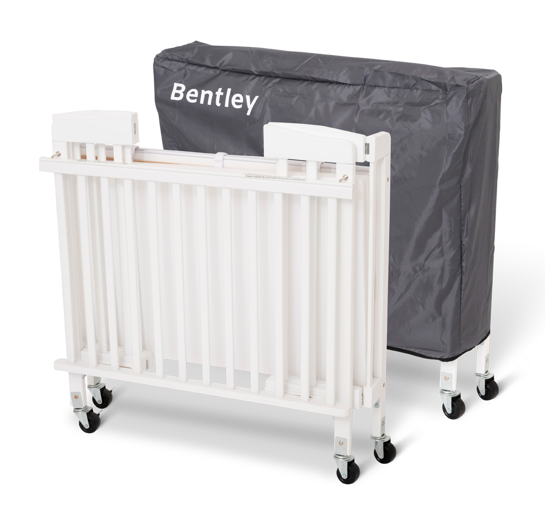 Babybett inkl. Staubschutzhülle | Weiß