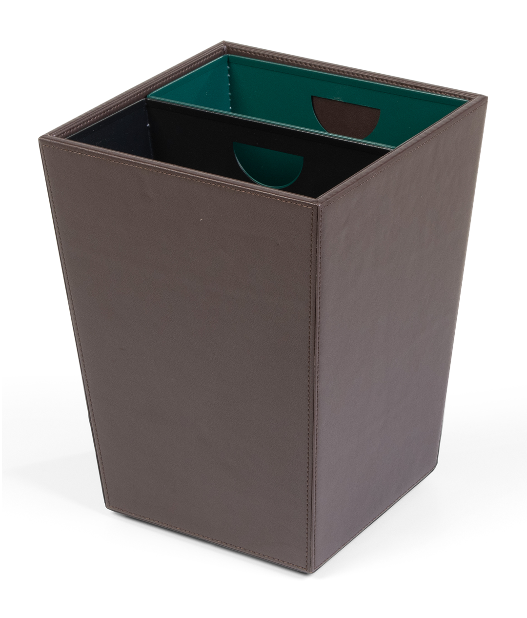 Mülleimer 2x6L | Braun