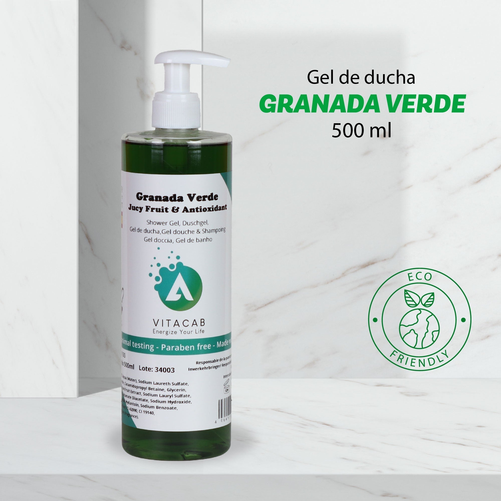 Muster Vitacab Gel Granatapfel 500ml