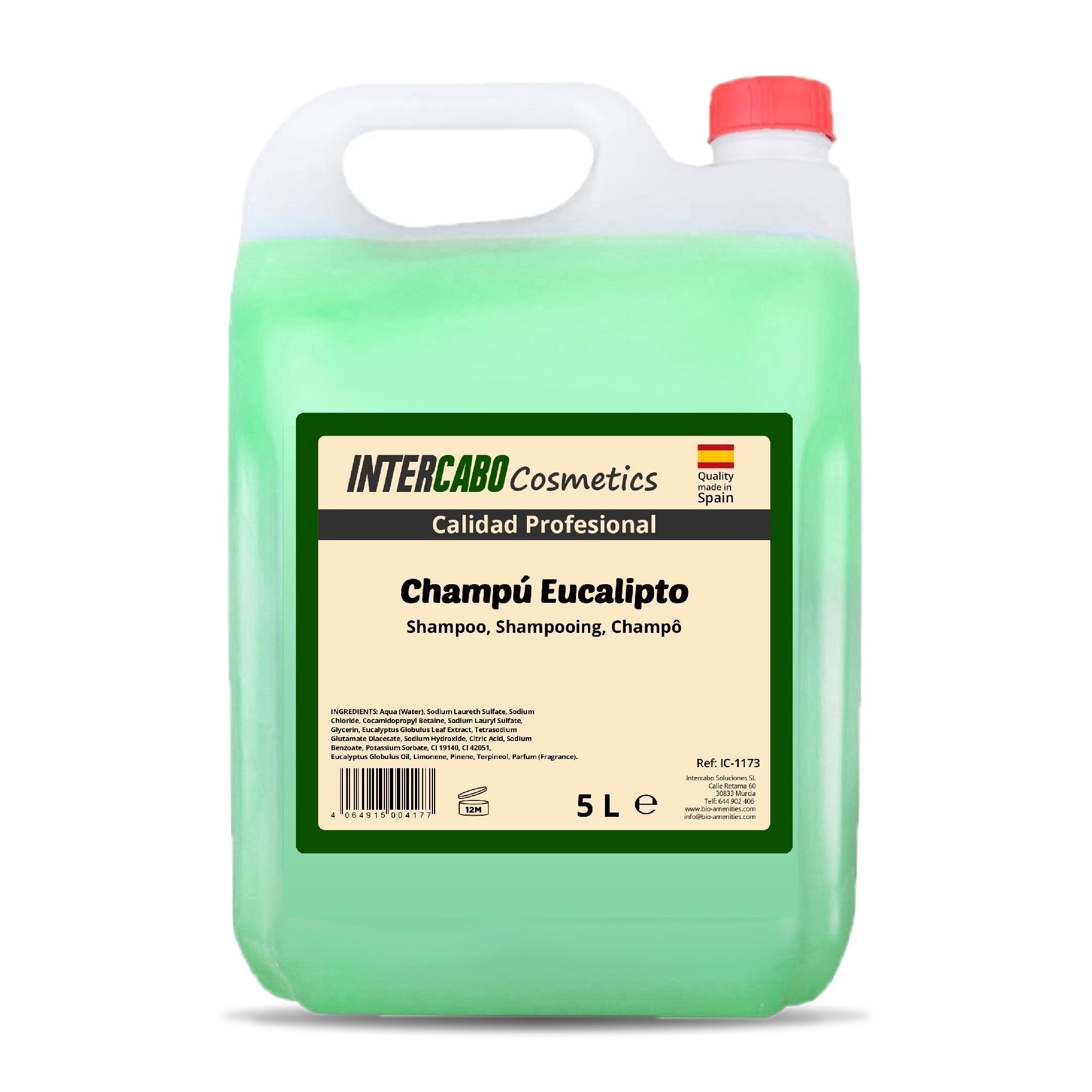 Intercabo Cosmetics Shampoo Eukalyptus im 5L Kanister