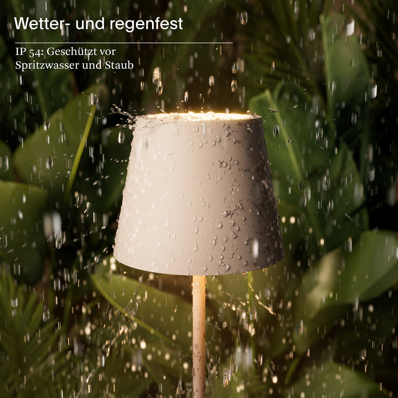 Akku-Stehleuchte Nuindie USB-C 1200mm beige