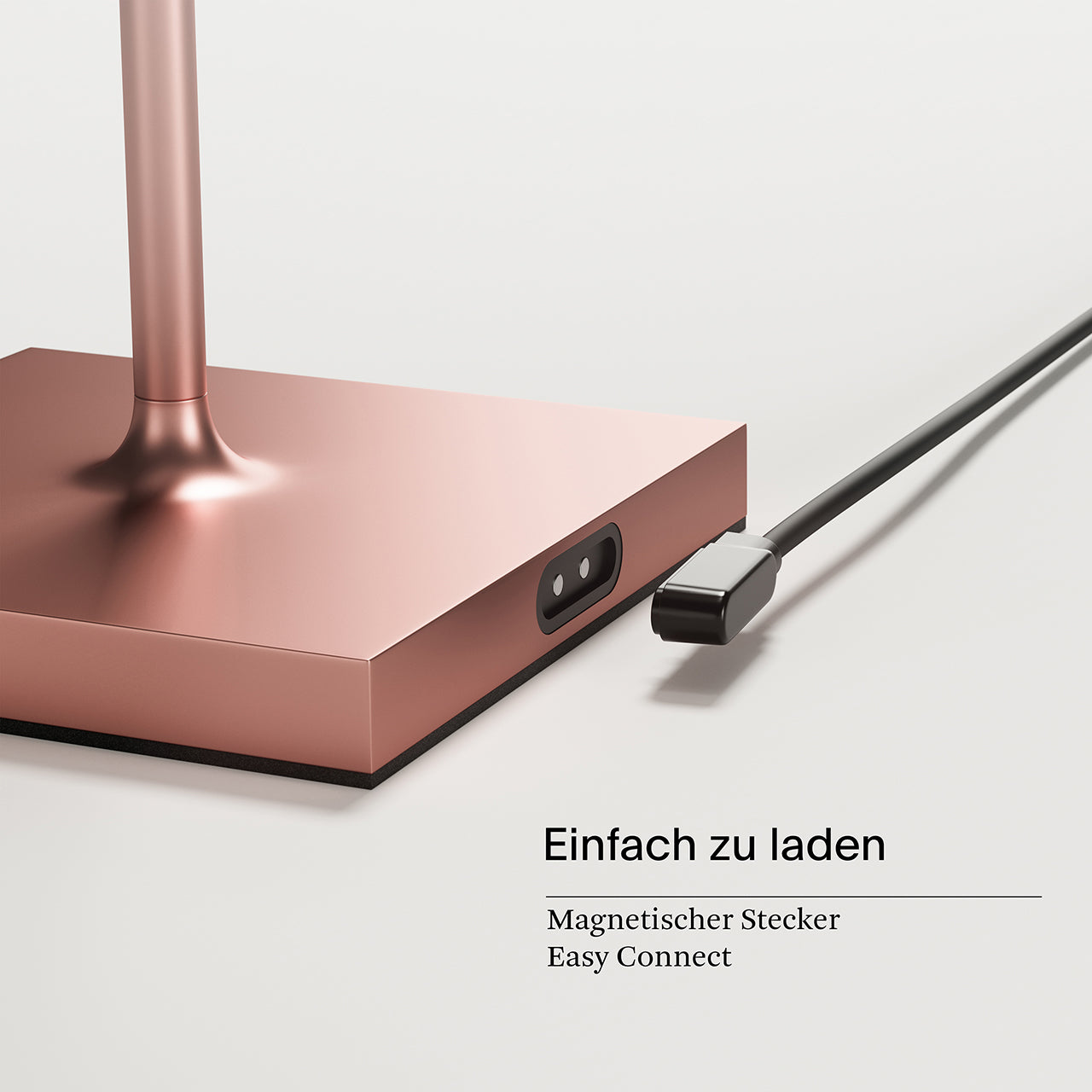 Akku-Tischleuchte Nuindie 380mm rosegold