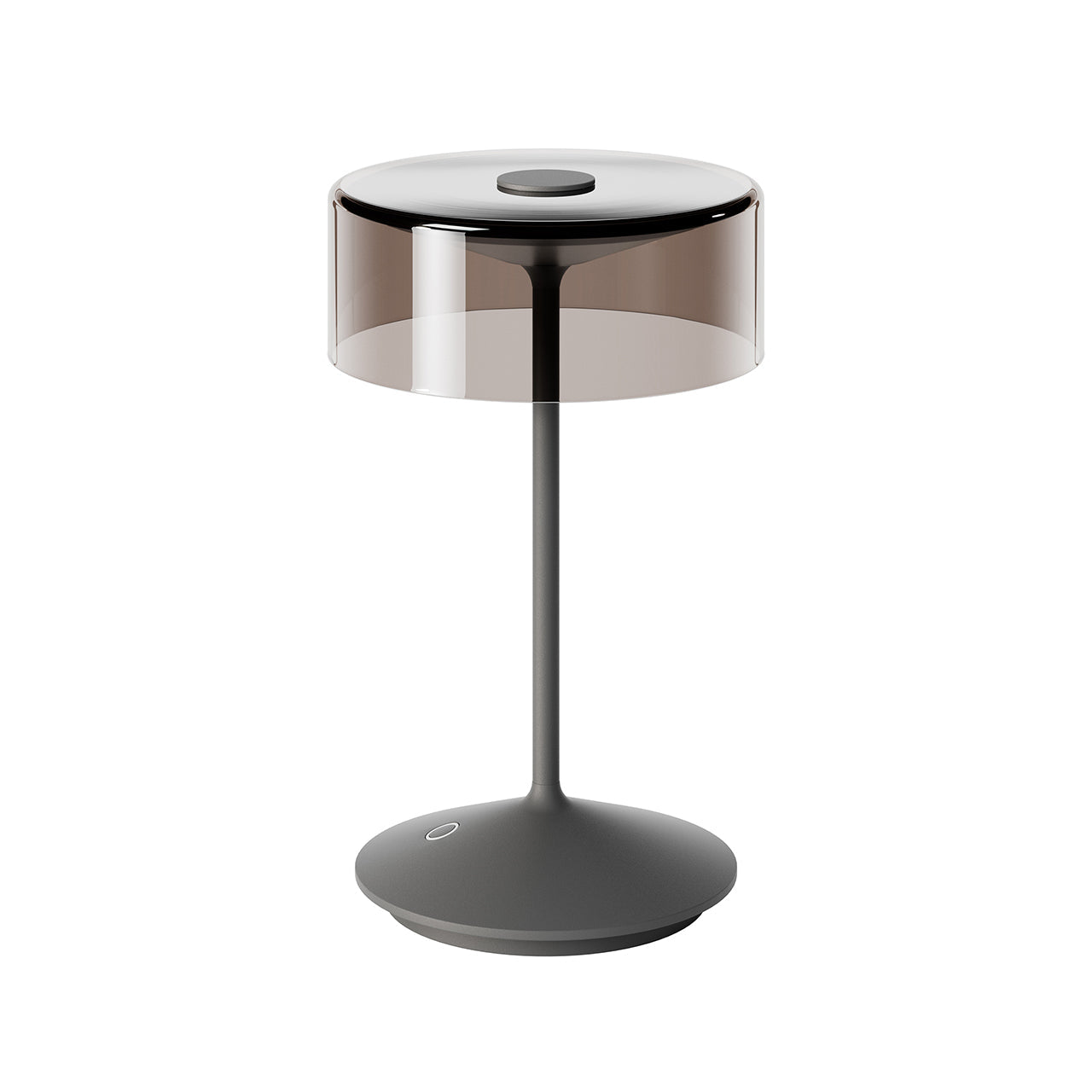 Akku-Glasleuchte Numotion 265mm grau