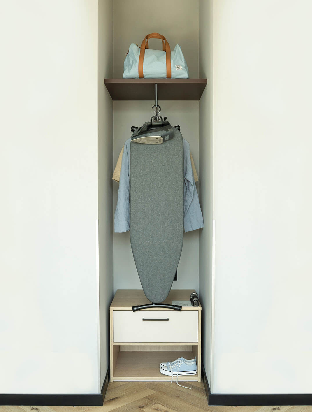 Haken für Bügelbrett | Schwarz