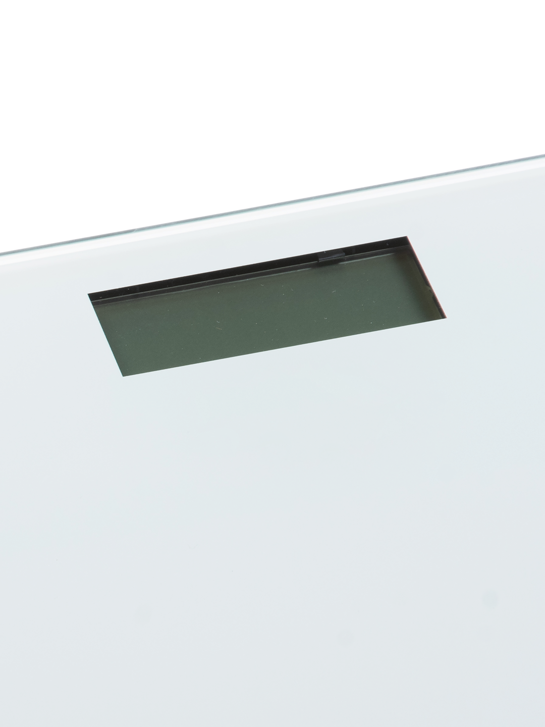 Personenwaage digital mit Glas & LCD-Display | Weiß