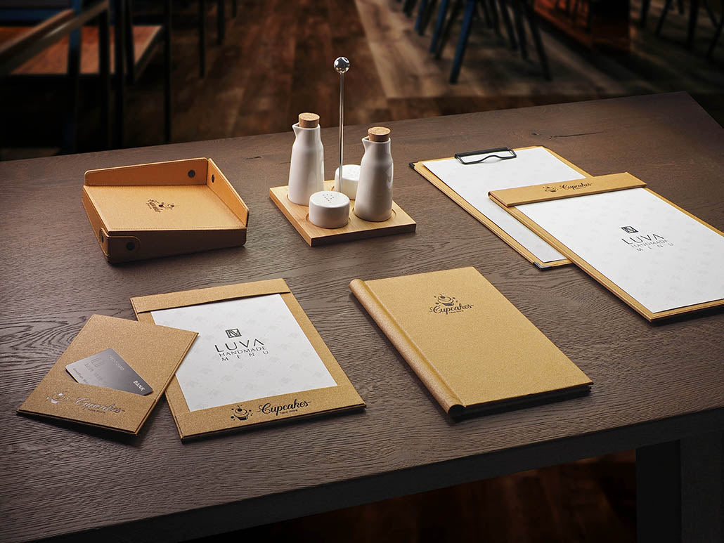 Kartenetui aus Acryl-Leinen