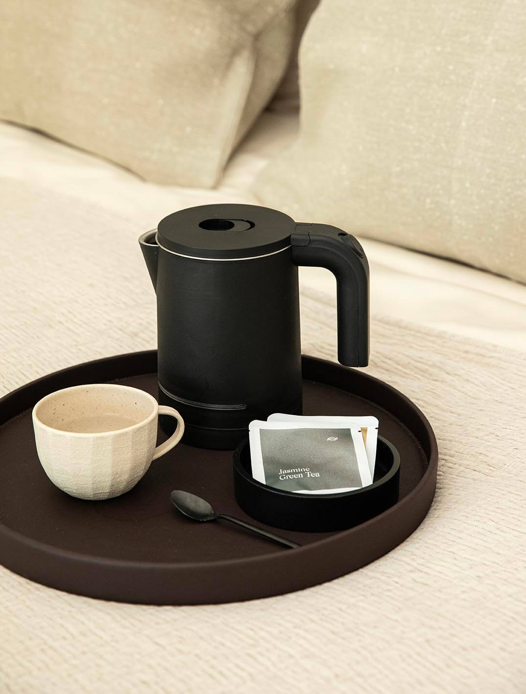 Wasserkocher 0,6L Mattschwarz 1000W