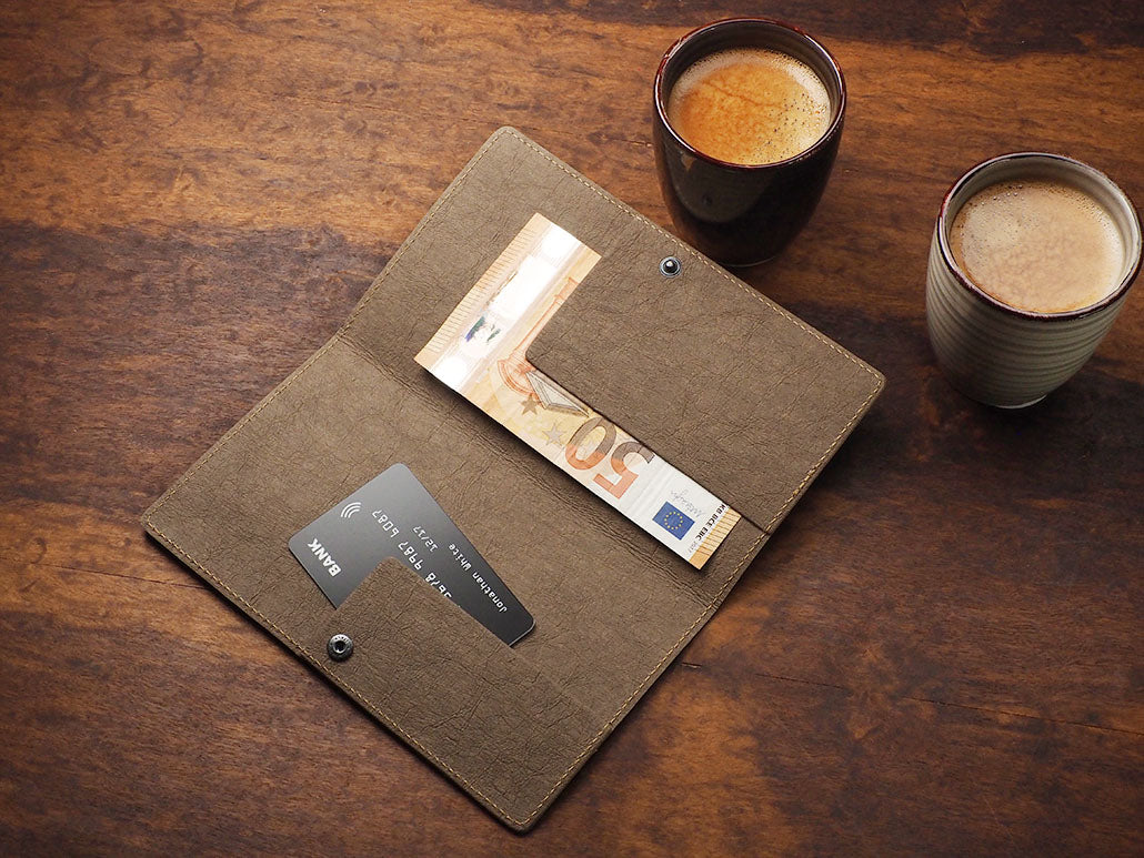 Belegmappe mit Druckknöpfen