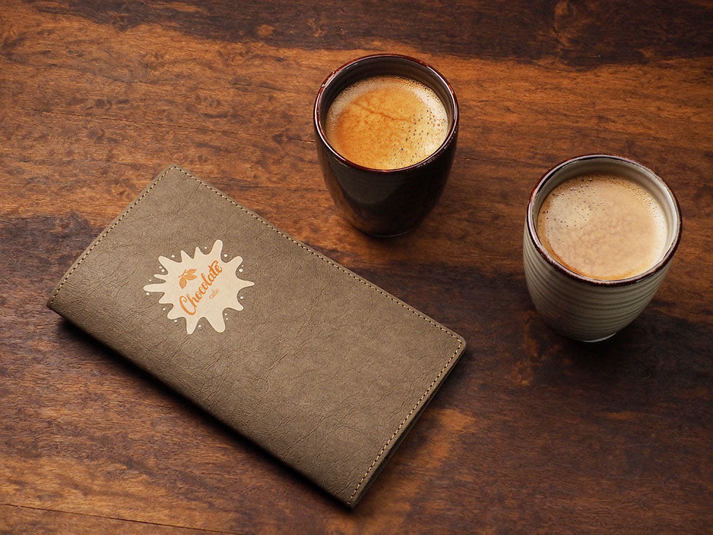 Belegmappe mit Druckknöpfen