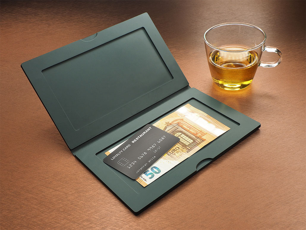 Rechnungsetui mit magnetischem Verschluss