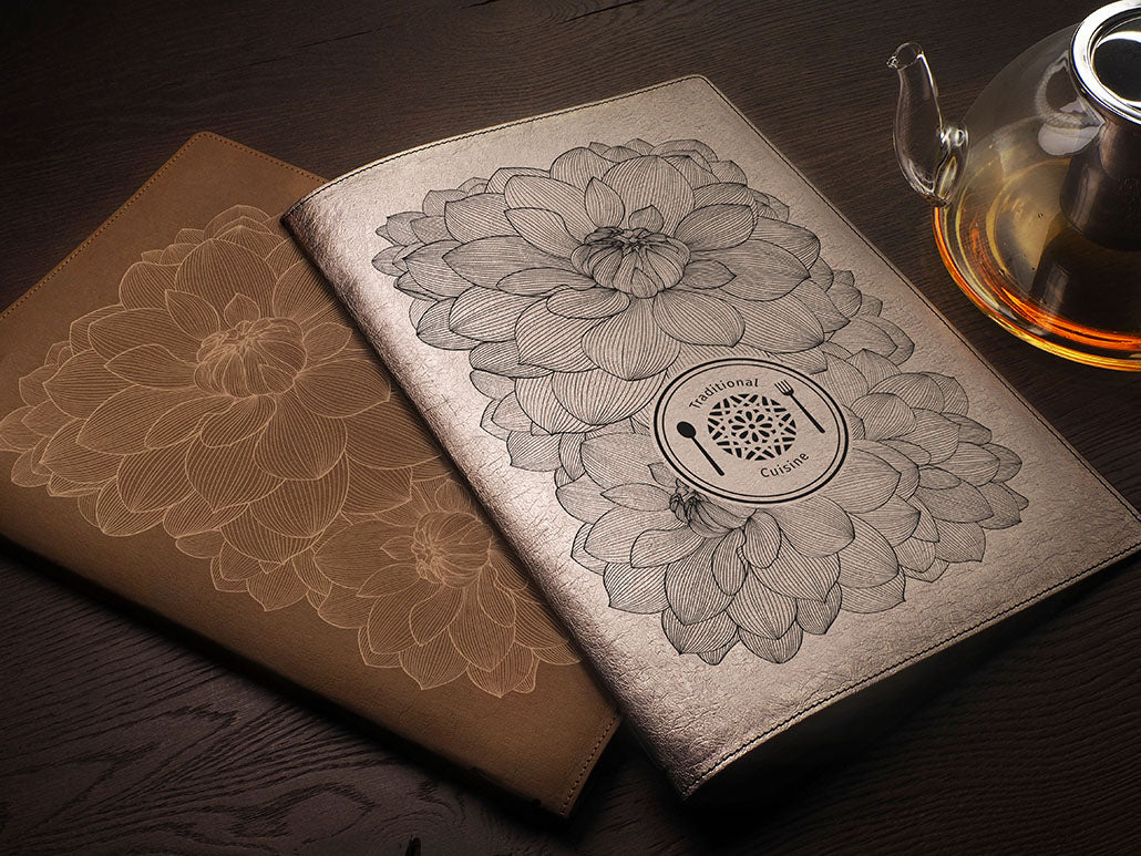 Menükarte A4 | Flowers