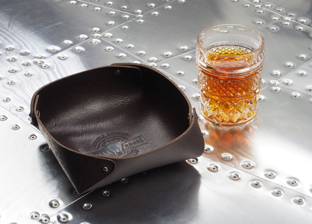 Kleines Körbchen aus Primavera Leder