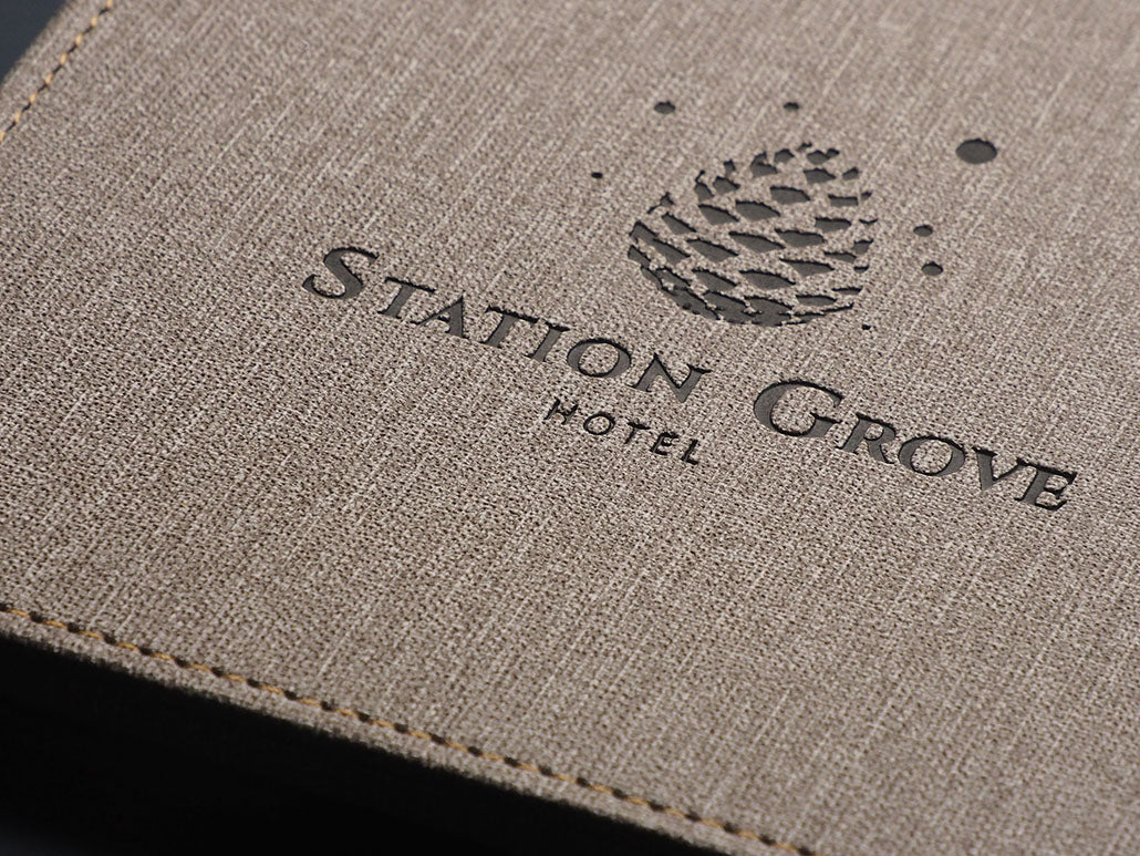 Schreibtischunterlage für Hotels