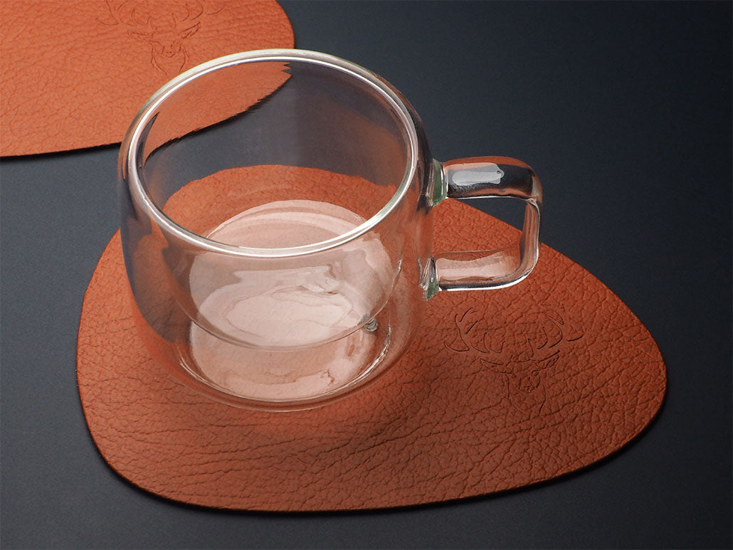 Personalisierbarer Glasuntersetzer