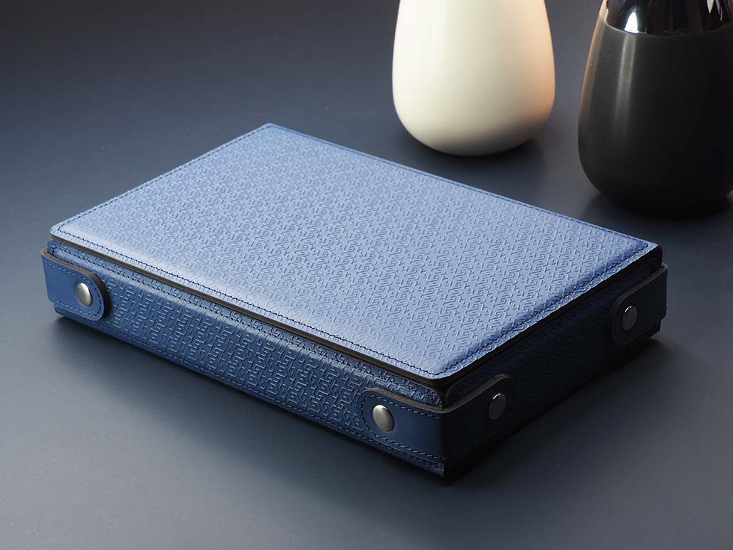 Rechnungsbox mit Stern-Muster | 12,5x20cm