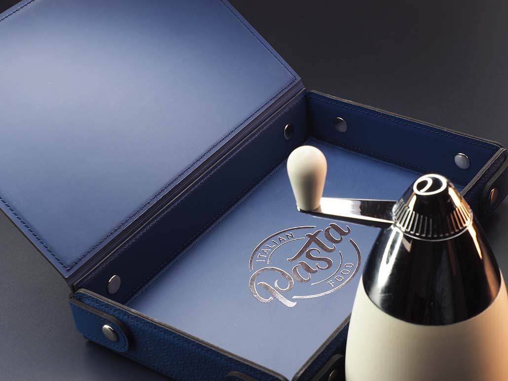 Rechnungsbox mit Stern-Muster | 12,5x20cm