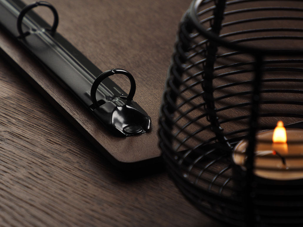 Menükarte mit Ringmechanik