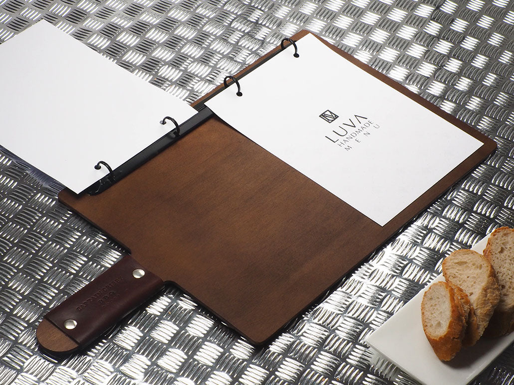 Menükarte mit Ringmechanik