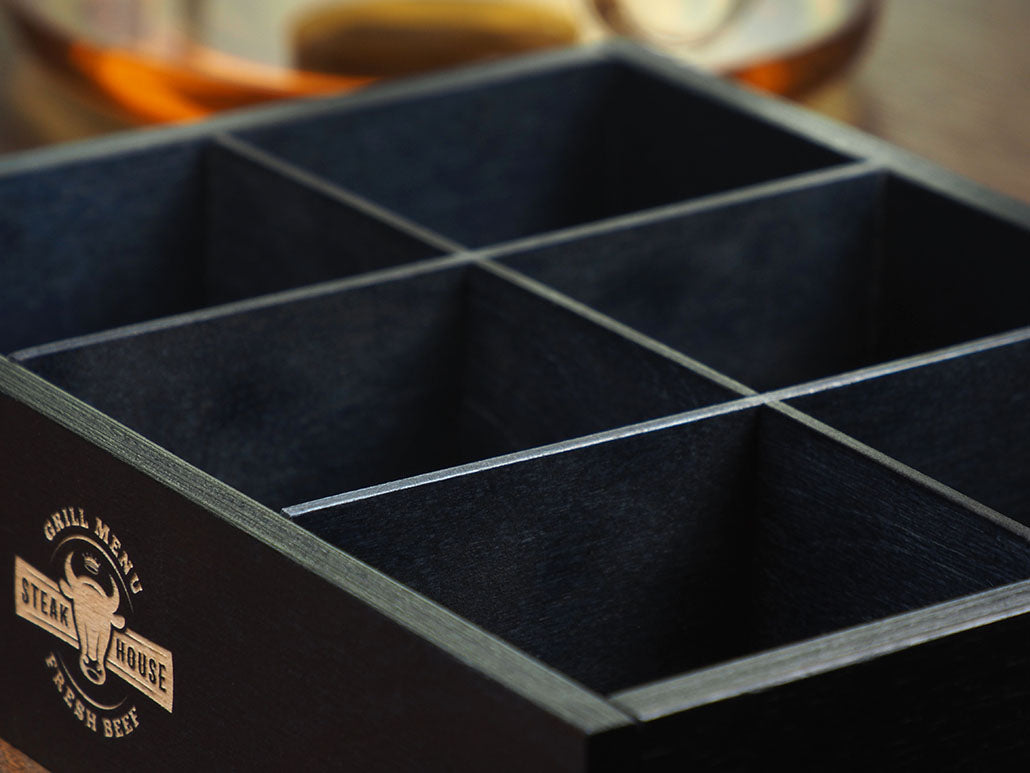 Tee-Holzbox