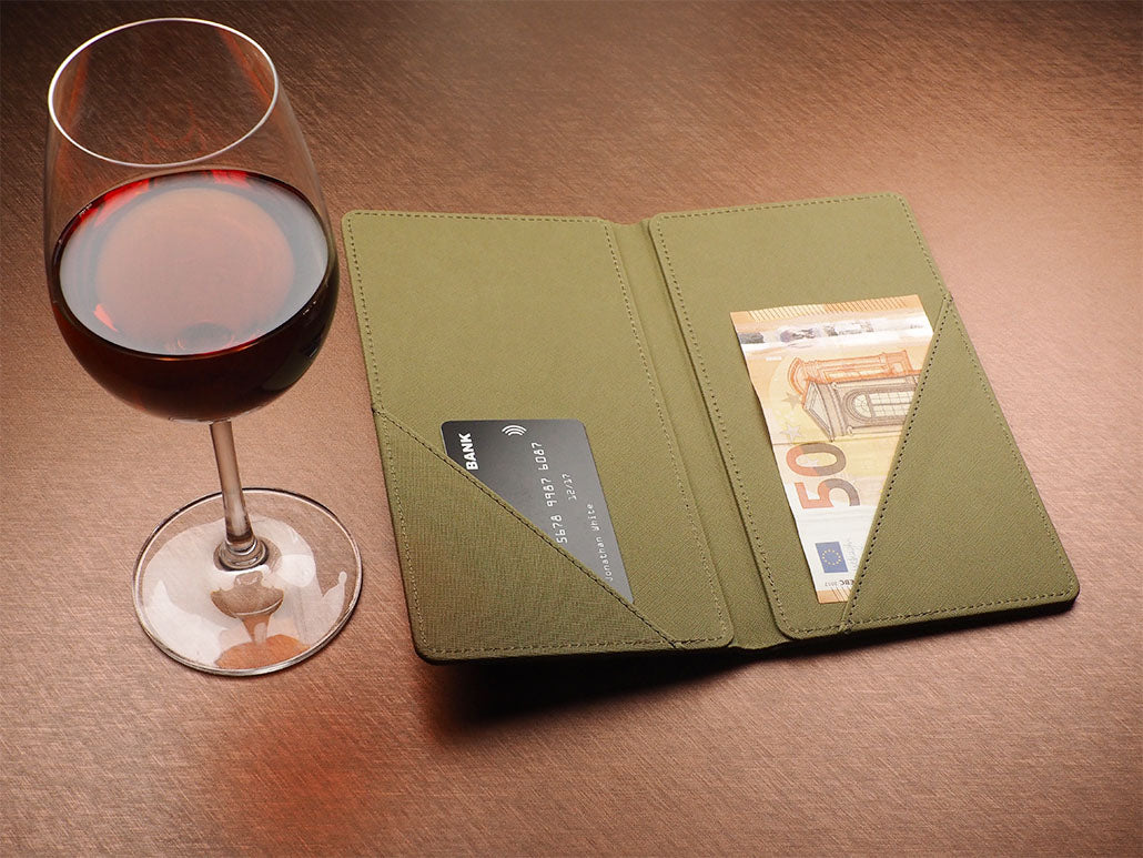 Rechnungshalter oliv | personalisierbar