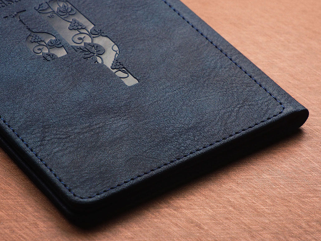 Rechnungshalter marineblau | personalisierbar
