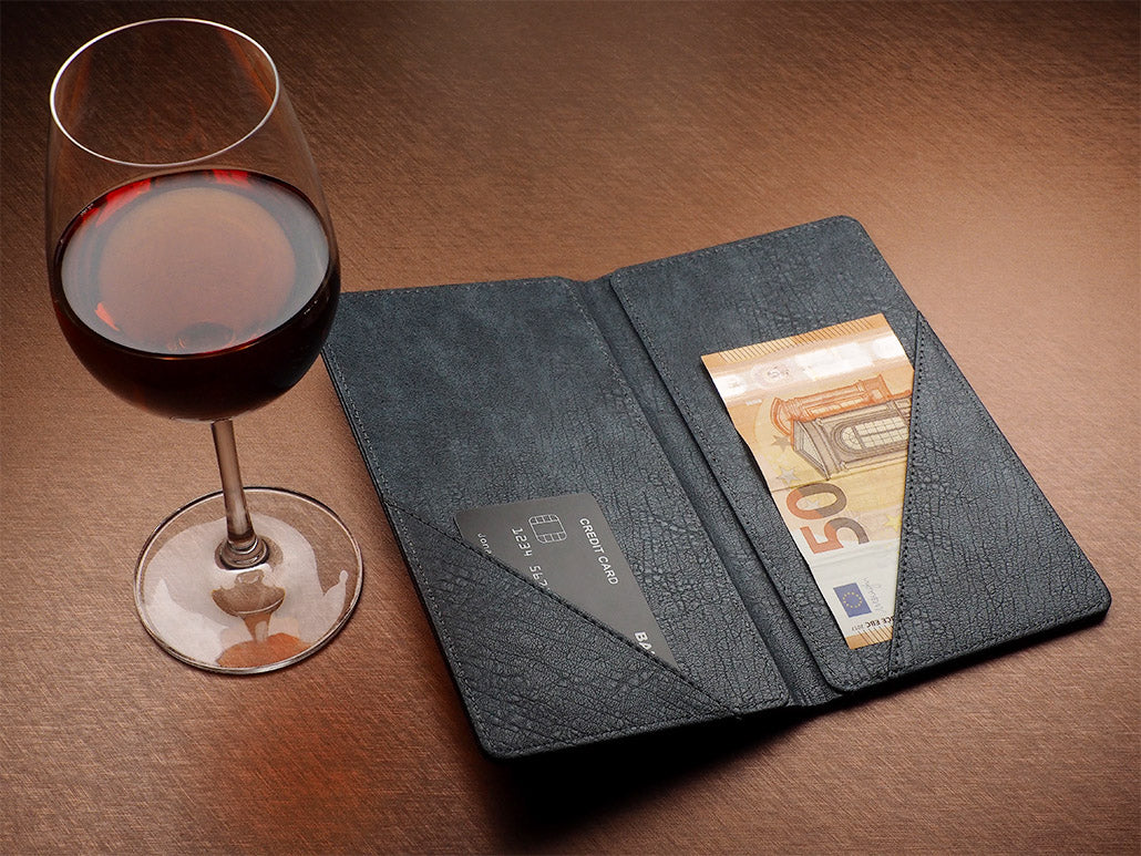 Rechnungshalter dunkelgrau | personalisierbar