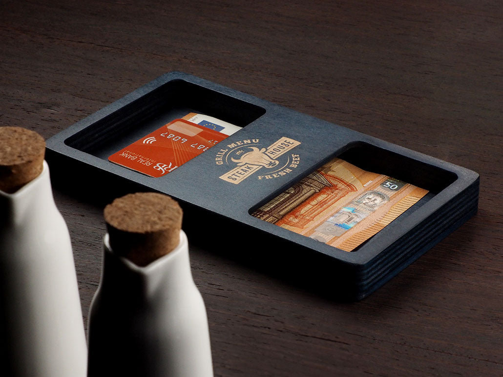 Geldscheinbox aus Holz 10x18,5cm