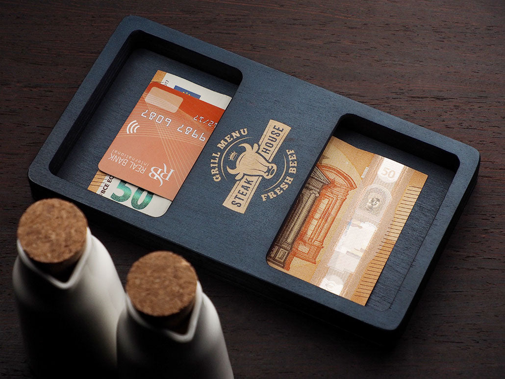 Geldscheinbox aus Holz 10x18,5cm