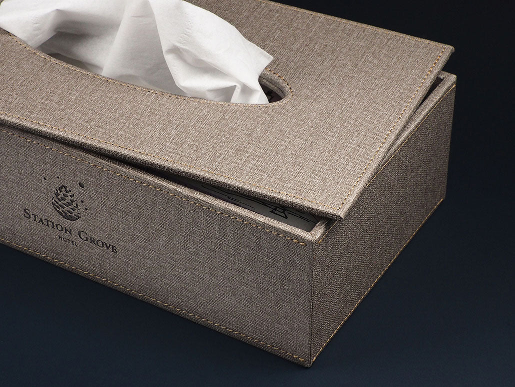 Taschentuchbox caffé latte