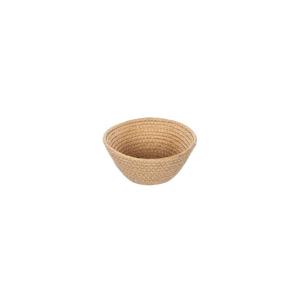Kosmetikkorb aus naturfarbenem Seil 20 x 7 cm