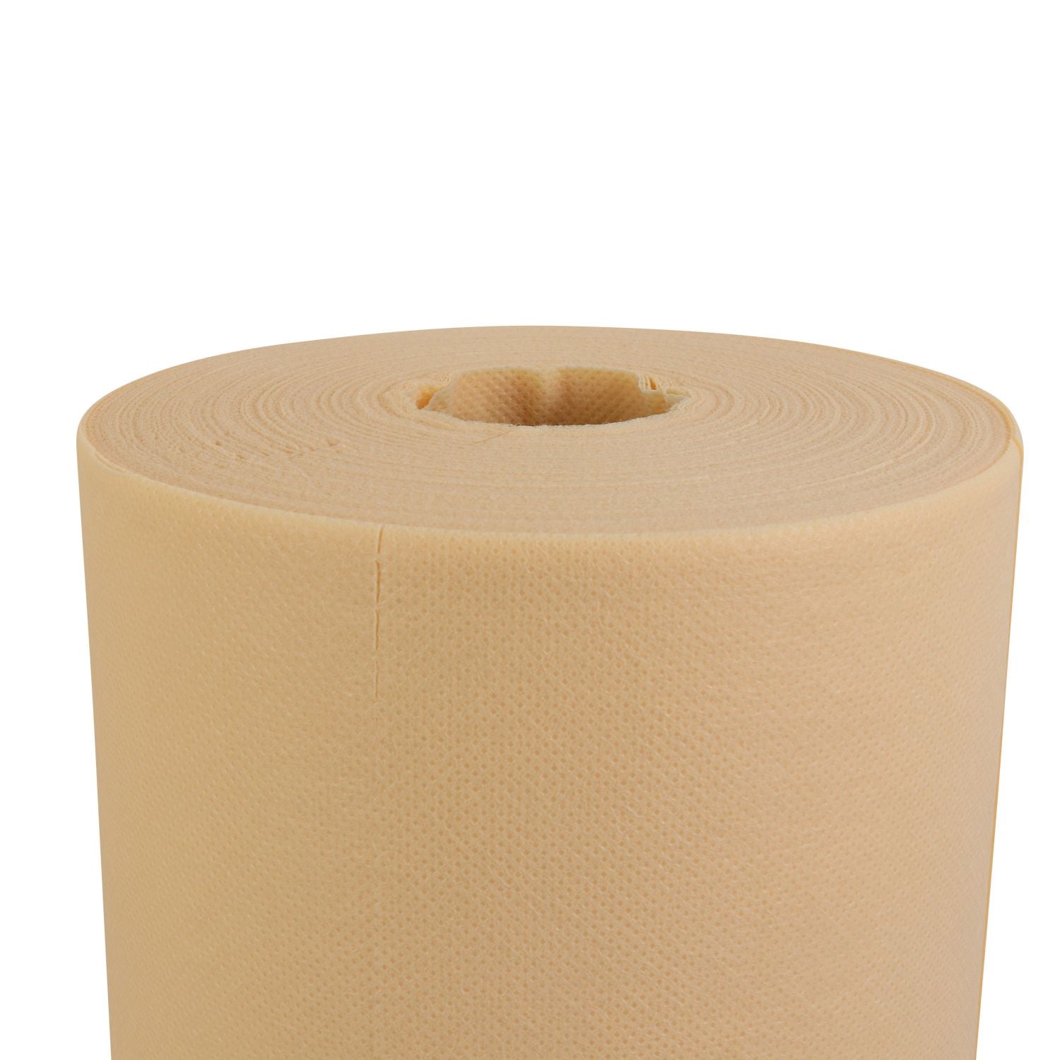 Rolle mit Einweg Tischdecken vorgeschnitten quadratisch (120 x 120cm) Non Woven Spinnvlies - 40 Tischdecken  Braun