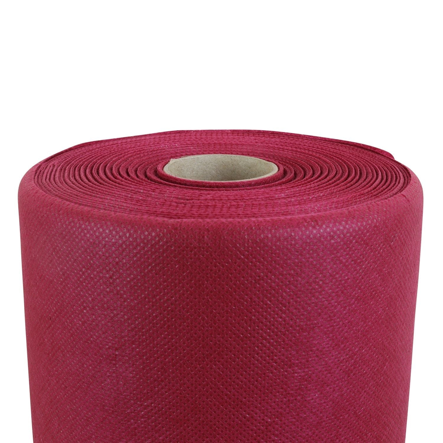 Rolle mit Einweg Tischdecken vorgeschnitten quadratisch (120 x 120cm) Non Woven Spinnvlies - 40 Tischdecken  Braun