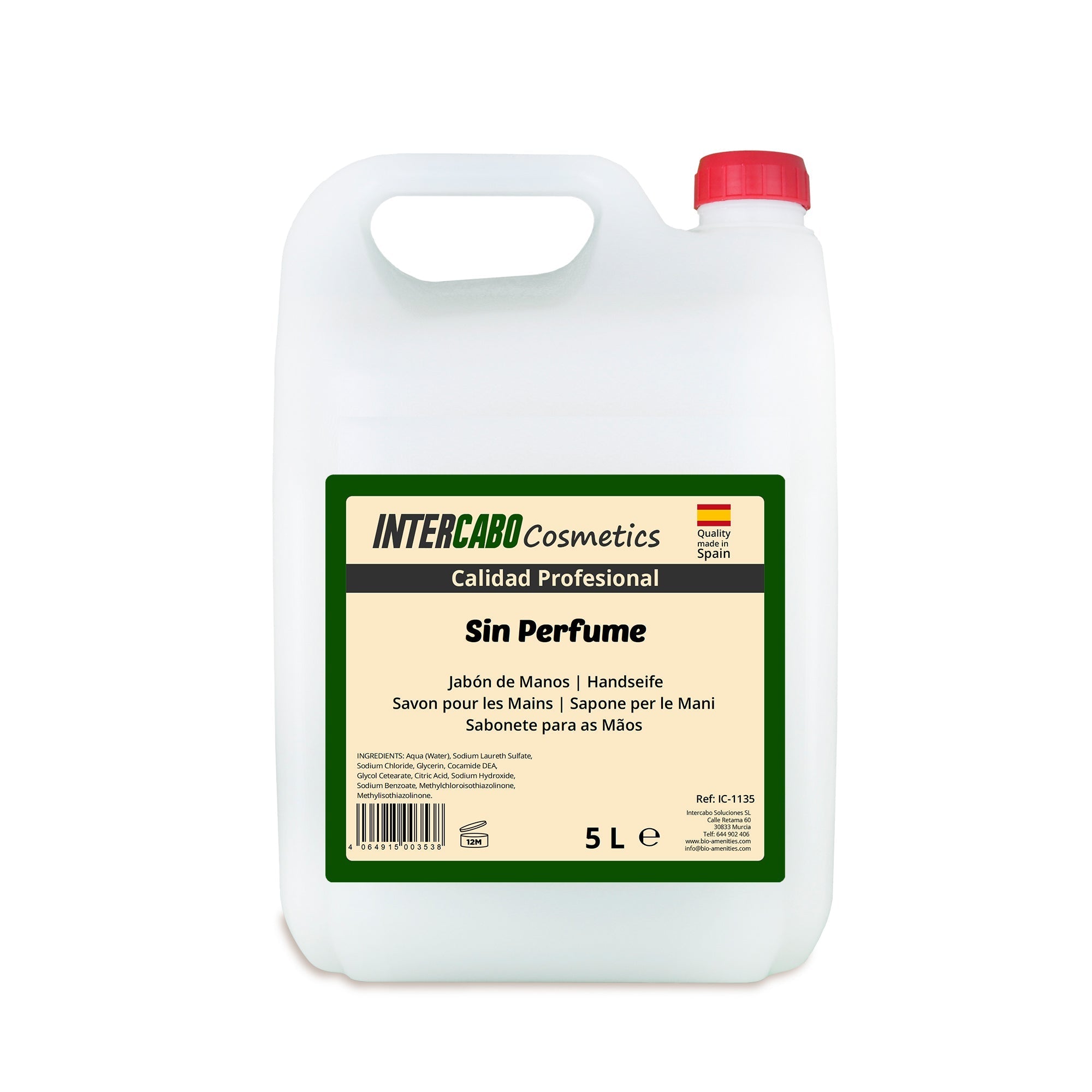 Intercabo Cosmetics Handseife  5L - Parfümfrei