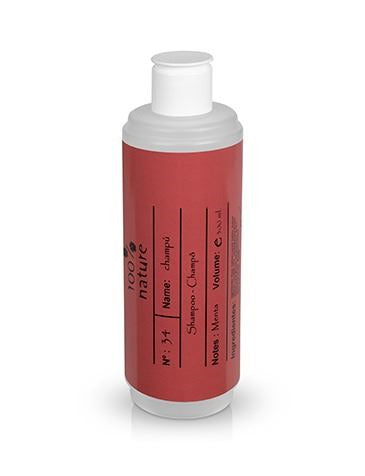Nachfüllbare Spenderflasche 400ml, gefüllt mit Bio-Shampoo (nachfüllbar)