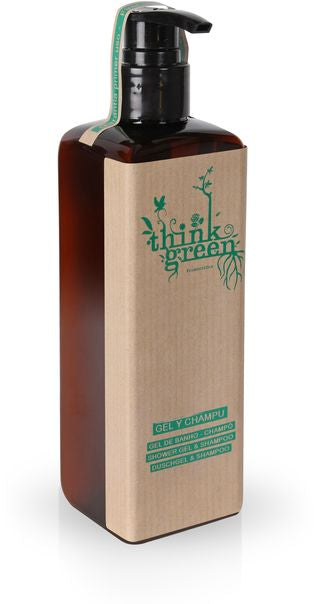 Duschgel & Shampoo Think Green 300ml Flasche